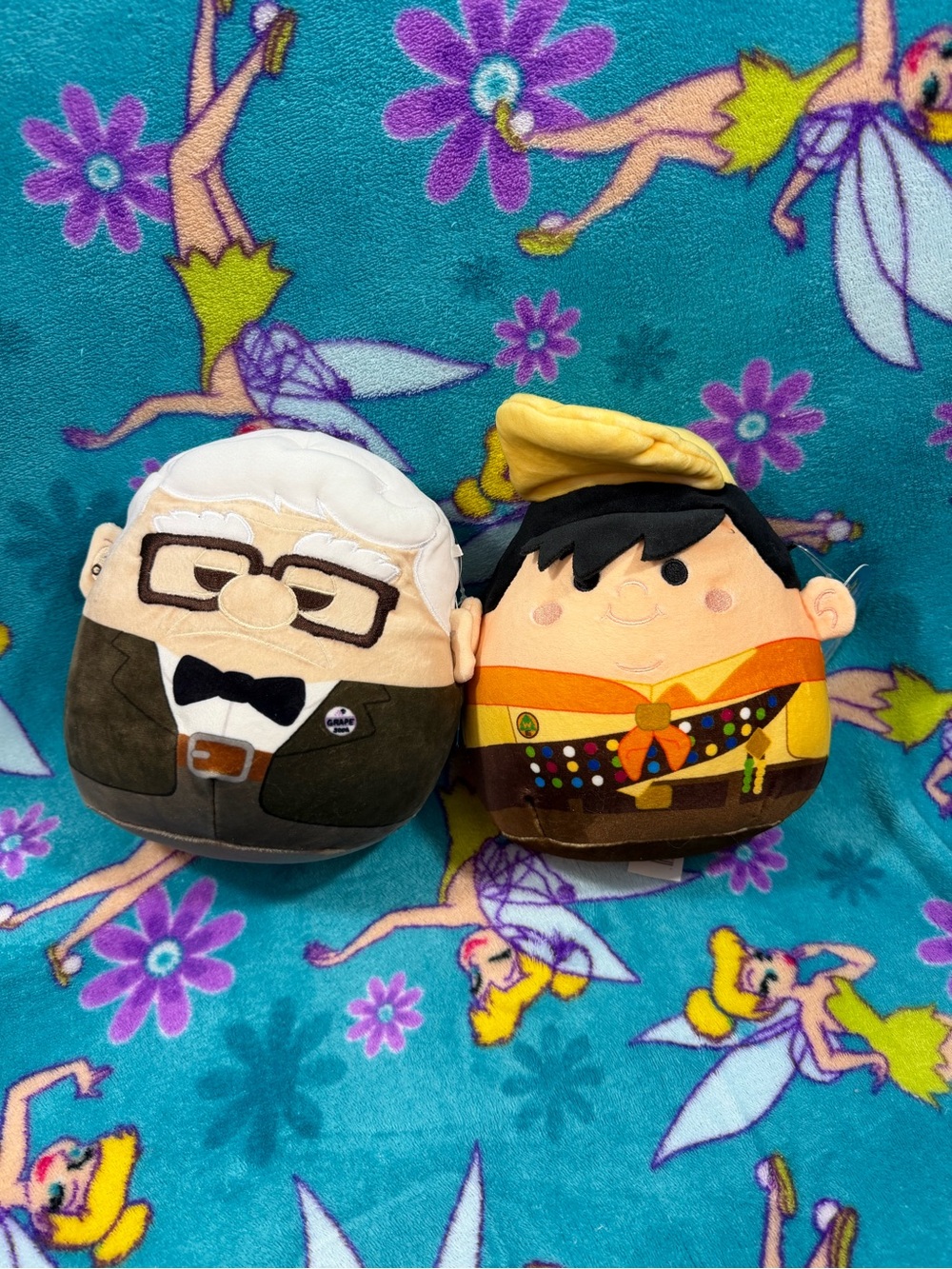 Disney Pixar Up Carl & Russell Plush Set NWT Squishmallows